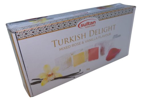 Mix Rose and Vanilla Turkish Delight 1kg Melbourne – Sultan Turkish Delight